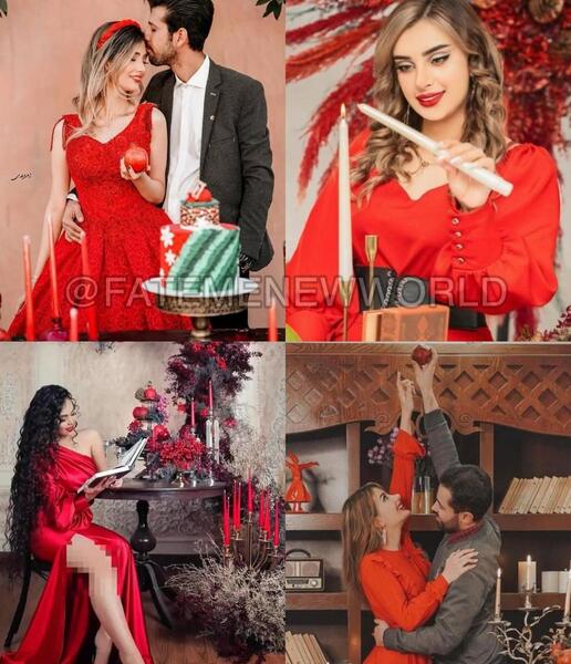 ژست عکس های یلدایی
