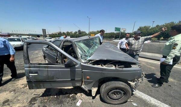 عکس پژو پارس چپ شده