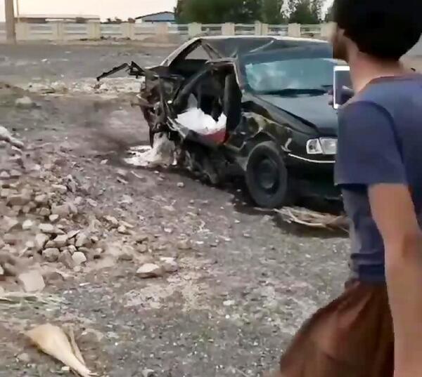 عکس پژو پارس چپ شده