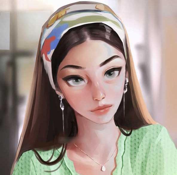 عکس کیوت فانتزی گوگولی دختر