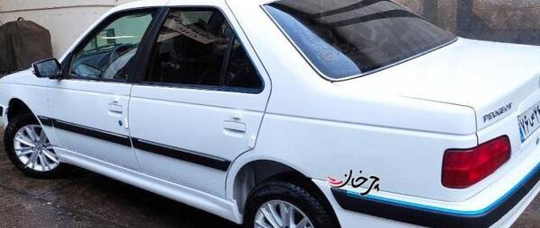 عکس پژو پارس با رینگ صلیبی