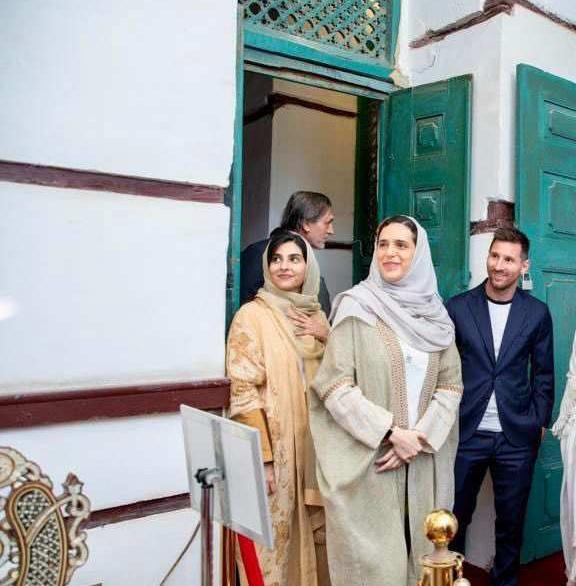 عکس لیونل مسی در عربستان