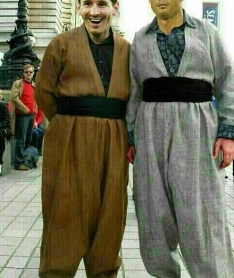عکس لیونل مسی مسخره