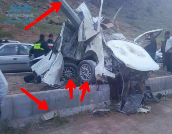 عکس پژو پارس قراضه