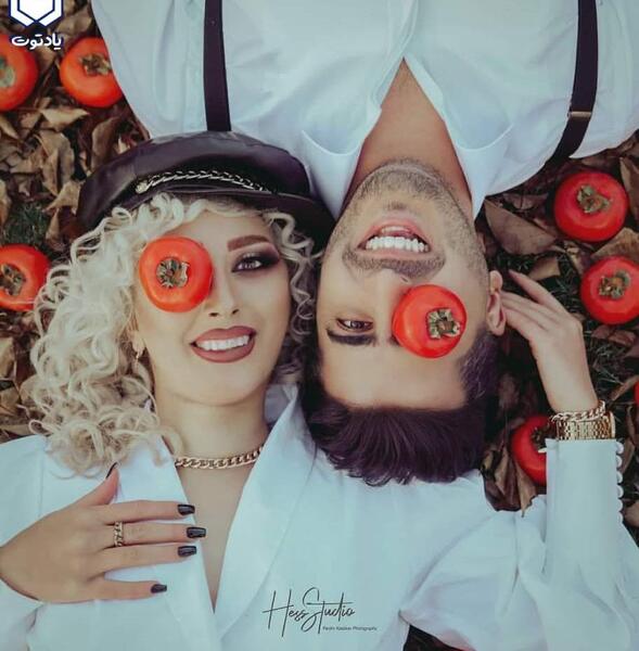 ژست عکس شب یلدا پسرانه