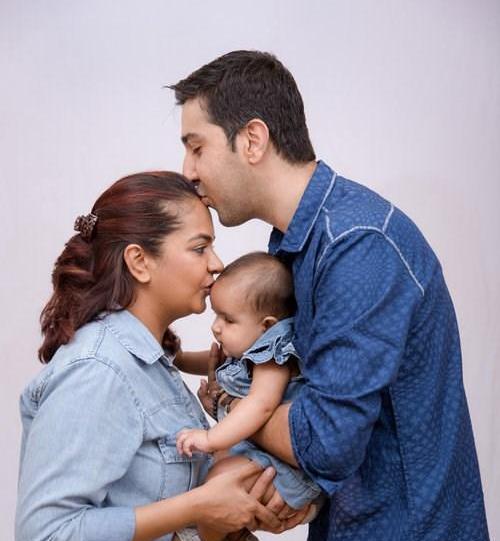 ژست عکس تولد 3 نفره