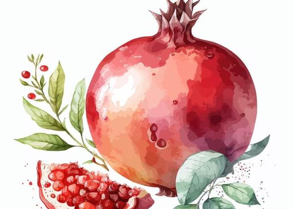 عکس انار کارتونی