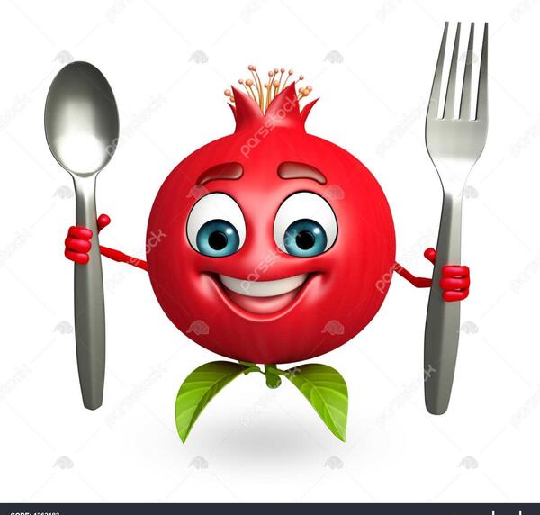 عکس انار کارتونی