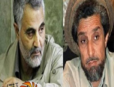 عکس احمد شاه مسعود با سلیمانی