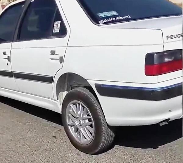 عکس پژو پارس با رینگ خرچنگی