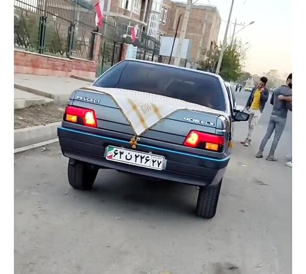 عکس پژو پارس با رینگ خرچنگی