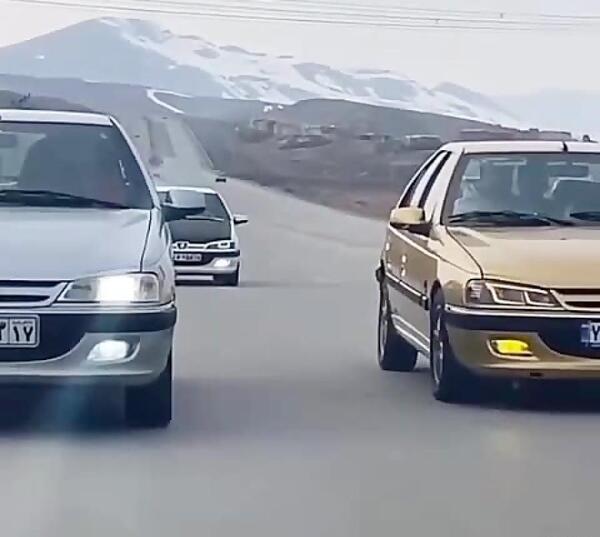 عکس پژو پارس با رینگ خرچنگی