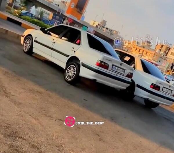 عکس پژو پارس با رینگ خرچنگی
