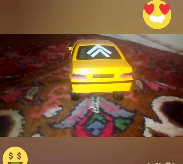 عکس پژو پارس فلزی اسباب بازی