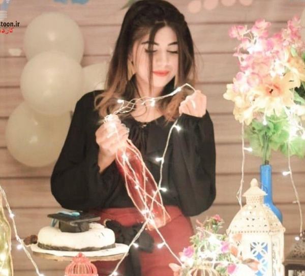 ژست عکس تولد با کیک بدون چهره