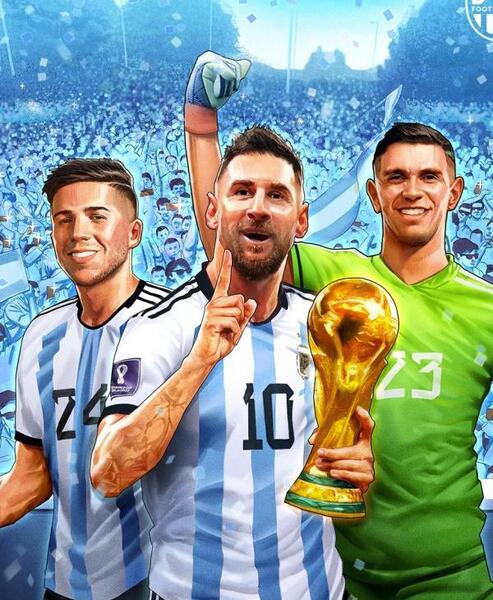 عکس لیونل مسی در آرژانتین