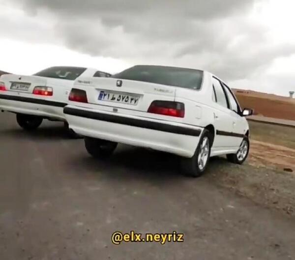 عکس پژو پارس سفید اسپرت برای پروفایل