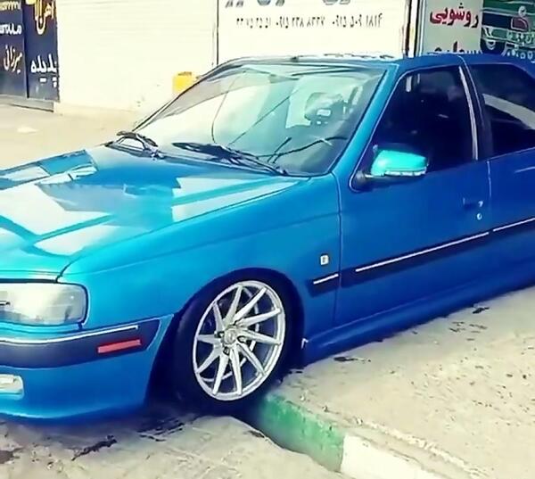 عکس پژو پارس آبی