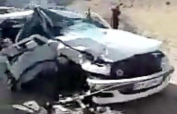 عکس پژو پارس تصادف کرده
