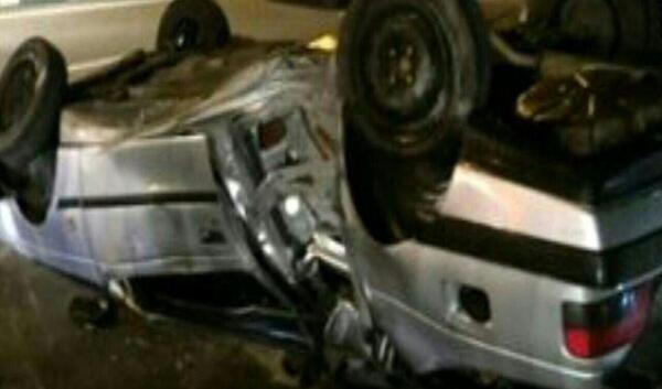 عکس پژو پارس تصادف کرده