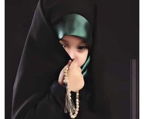 عکس پروفایل دخترونه با حجاب بچه گانه