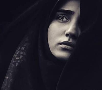 عکس پروفایل دخترانه با حجاب غمگین