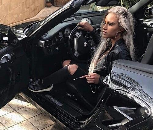 عکس لاکچری دخترونه با ماشین
