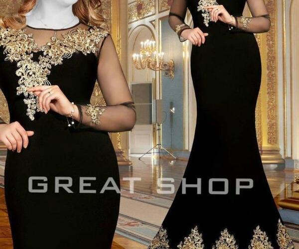 عکس لباس مشکی مجلسی بلند