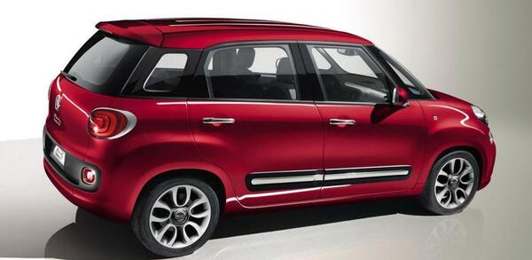 عکس ماشین فیات 500l