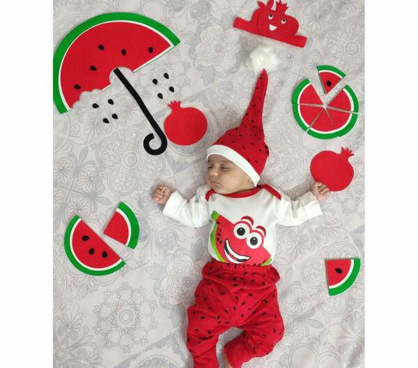 عکس نوزاد شب یلدا