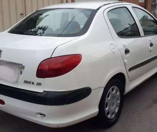 عکس ماشین پژو 206 sd v9