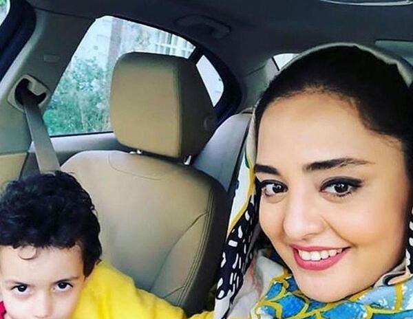 عکس برادر نرگس محمدی