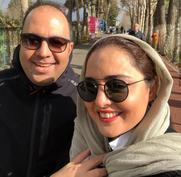 عکس برادر نرگس محمدی