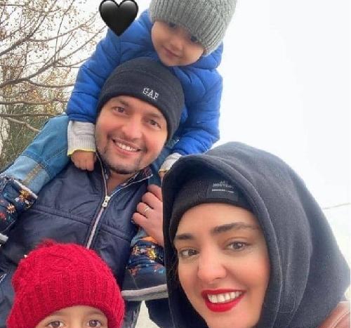 عکس برادر نرگس محمدی