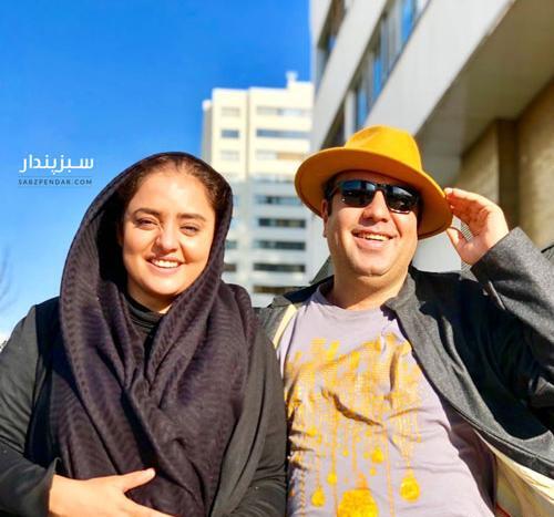 عکس برادر نرگس محمدی