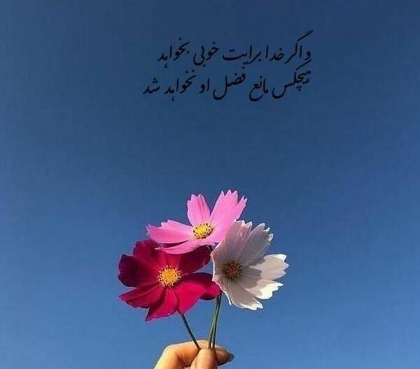 عکس گل نوشته دار خدا