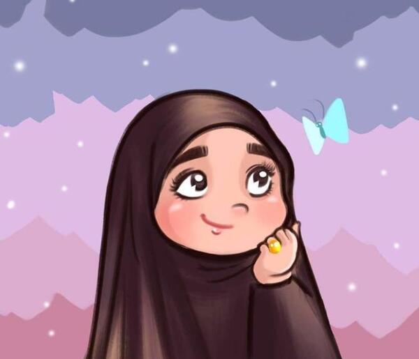 عکس پروفایل دختر چادری در بهار