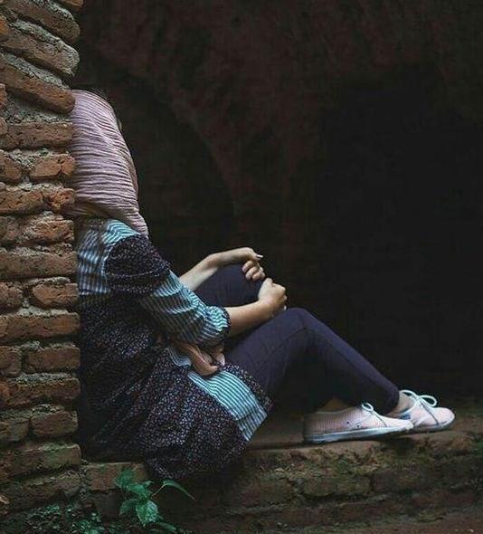عکس غمگین حجاب