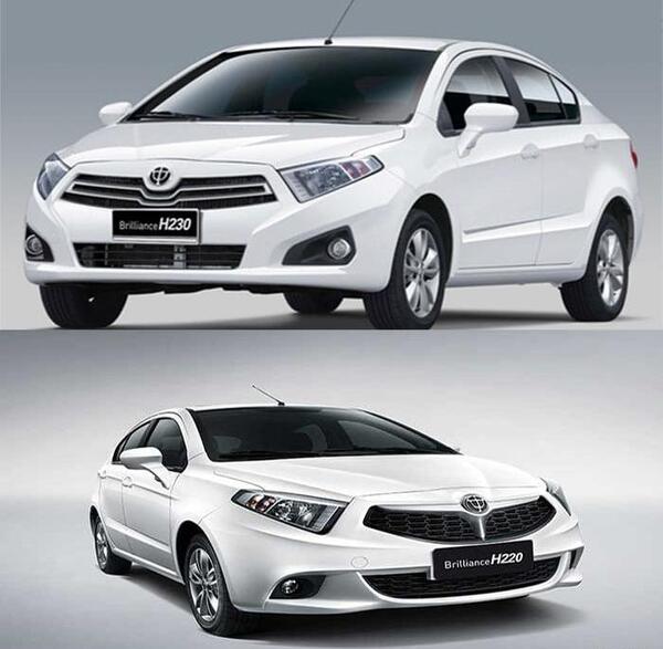 عکس ماشین brilliance h230