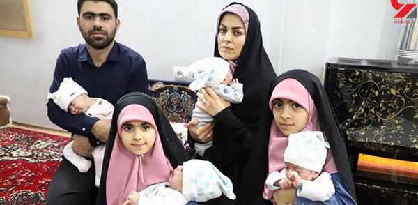 عکس نوزاد صد قلو