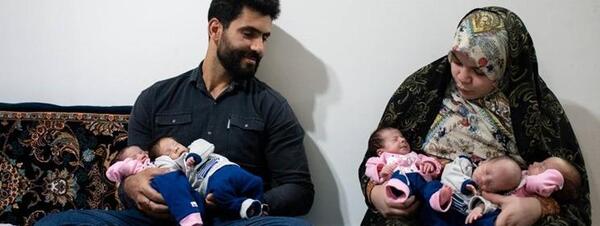 عکس نوزاد صد قلو