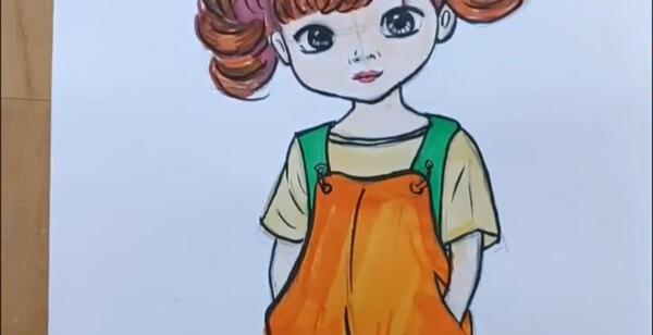 عکس نقاشی روز پدر ساده