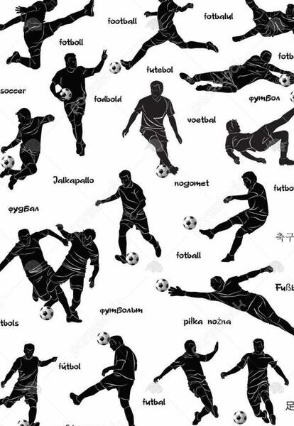 عکس سفید فوتبال