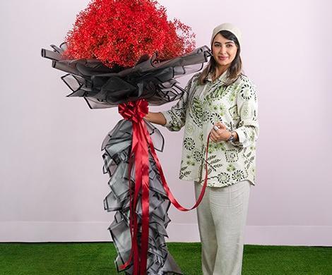 عکس گل ژیپسوفیلا بنفش
