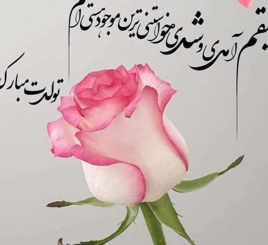عکس تولد مبارک رفیق صمیمی