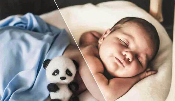 عکس نوزاد فتوشاپ