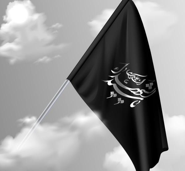 عکس مشکی گلدار
