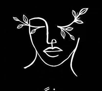 عکس صفحه مشکی دخترانه