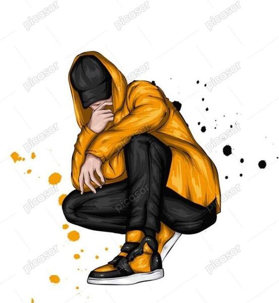عکس پروفایل پسر با ماسک مشکی