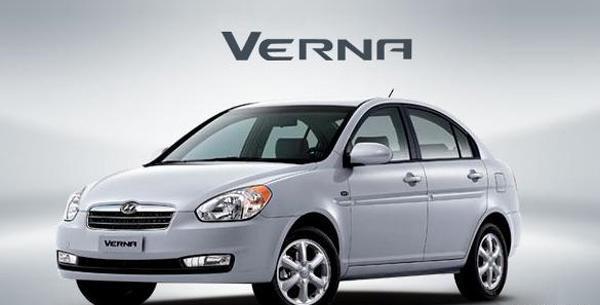 عکس ماشین hyundai verna